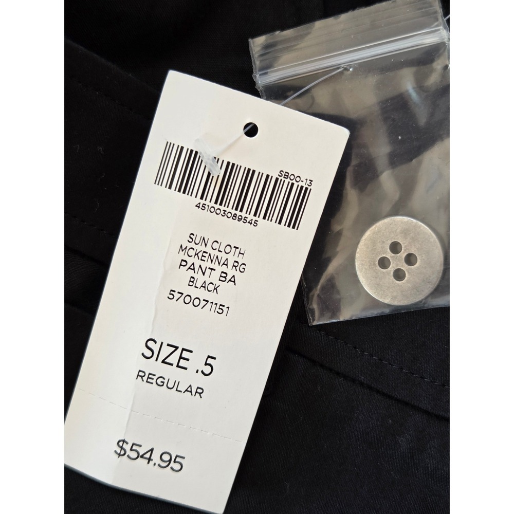 Chico's McKenna Straight Leg Pant Womens 0.5 Black NWT $55 - Picture 6 of 6
